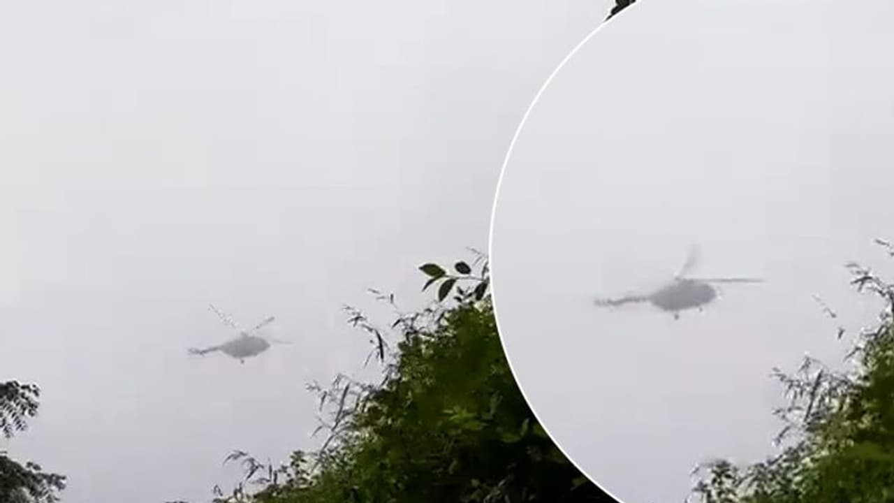 Bipin Rawat : കനത്ത മൂടൽമഞ്ഞിൽ ഹെലികോപ്റ്റർ, ദുരന്തത്തിന് തൊട്ടുമുമ്പുള്ള ദൃശ്യം