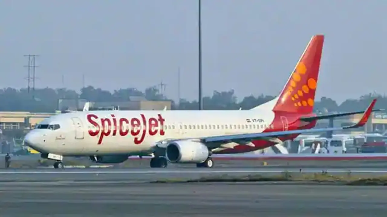 SpiceJet flight with passengers onboard collides with electric pole at Delhi airport