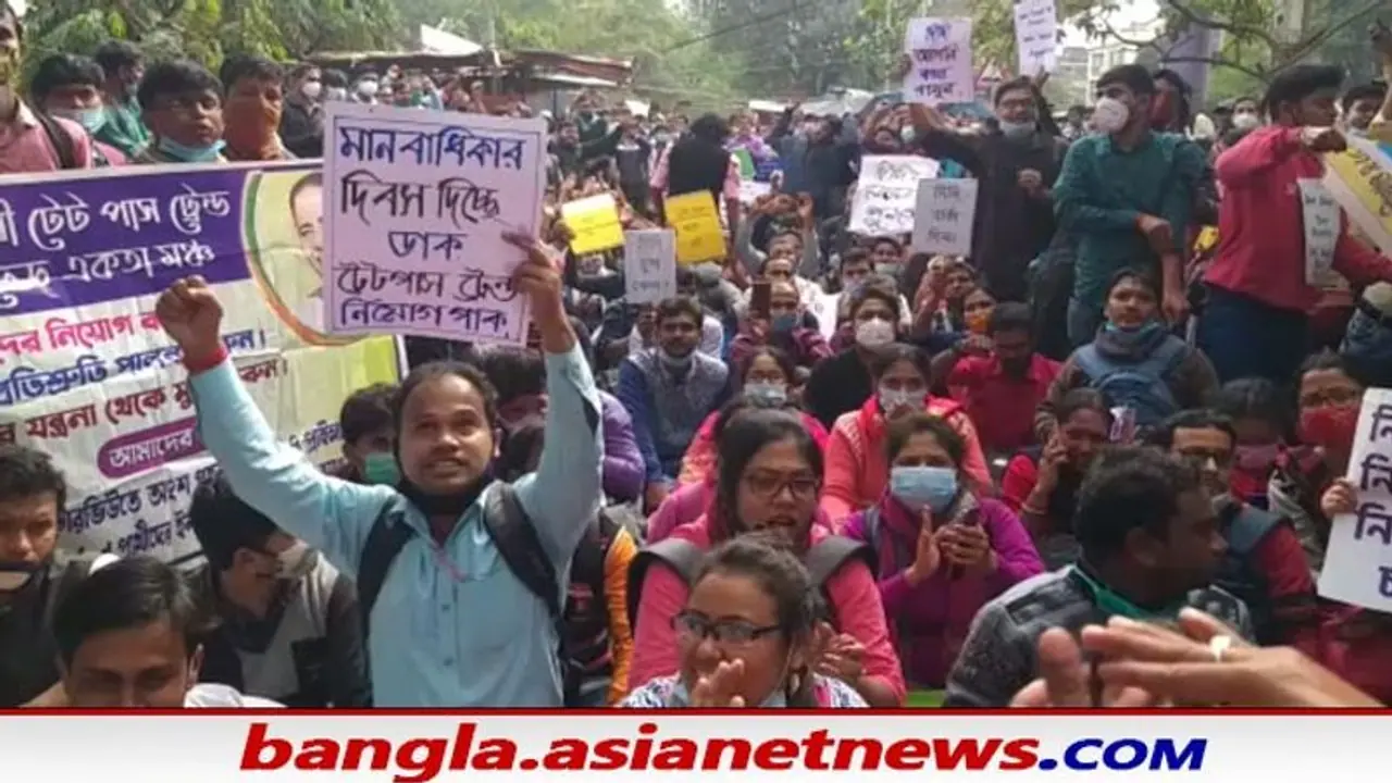 TET Exam: প্রাথমিক শিক্ষা পর্ষদের সামনে পুলিশ বিক্ষোভকারী তুমুল ধস্তাধস্তি, গ্রেফতার ৬০