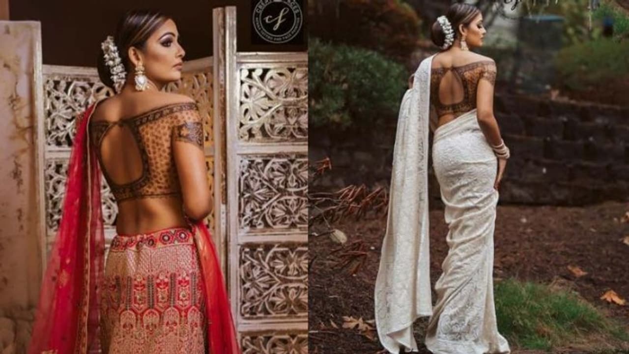 Henna Blouse : ലെഹങ്കയോടൊപ്പവും ഹെന്ന ബ്ലൗസ്; വൈറലായ ആ യുവതിയെ കണ്ടെത്തി സൈബര്‍ ലോകം