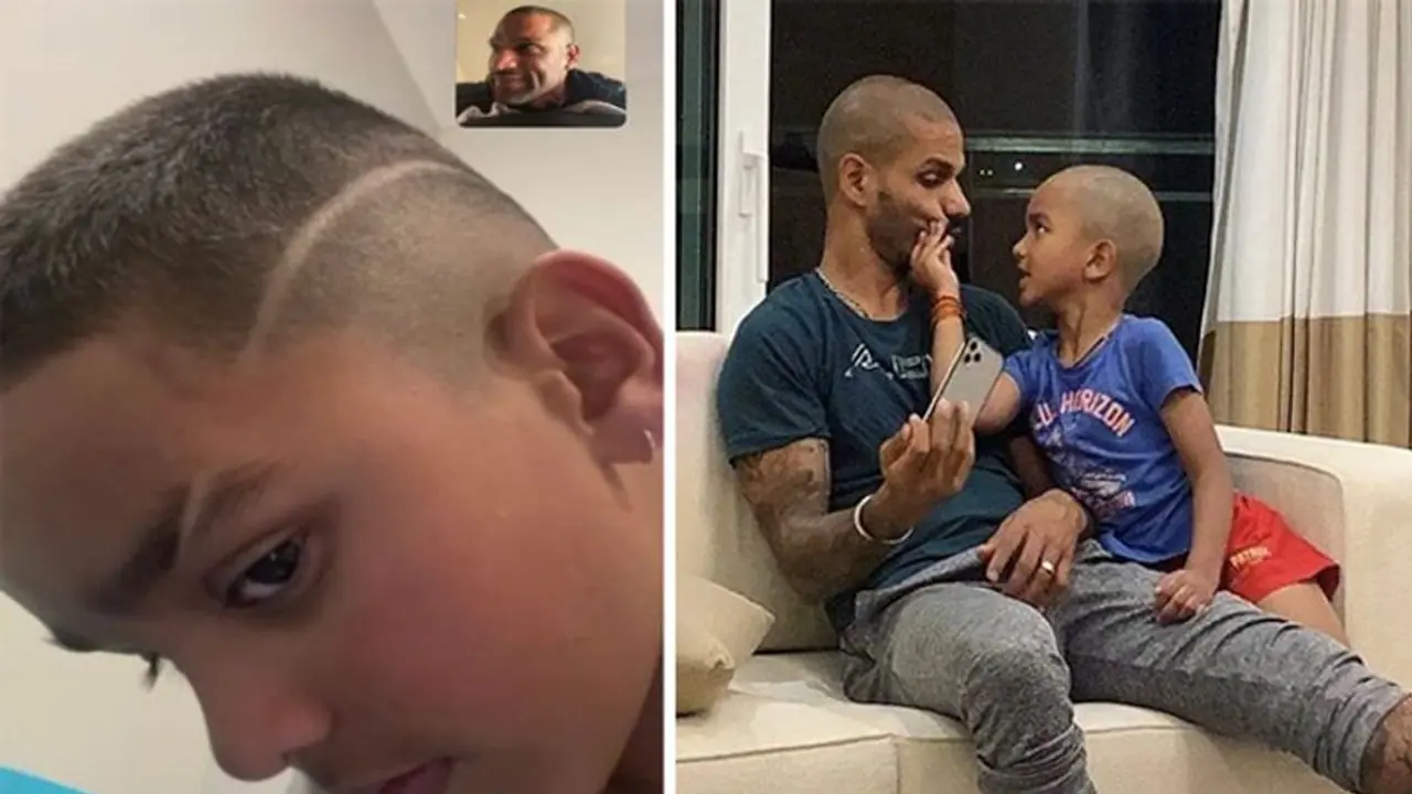 पिता की कार्बन कॉपी है Shikhar Dhawan का बेटा, जोरावर को याद करते हुए 'गब्बर' ने शेयर की फोटो पिता की कार्बन कॉपी है Shikhar Dhawan का बेटा, जोरावर को याद करते हुए 'गब्बर' ने शेयर की फोटो