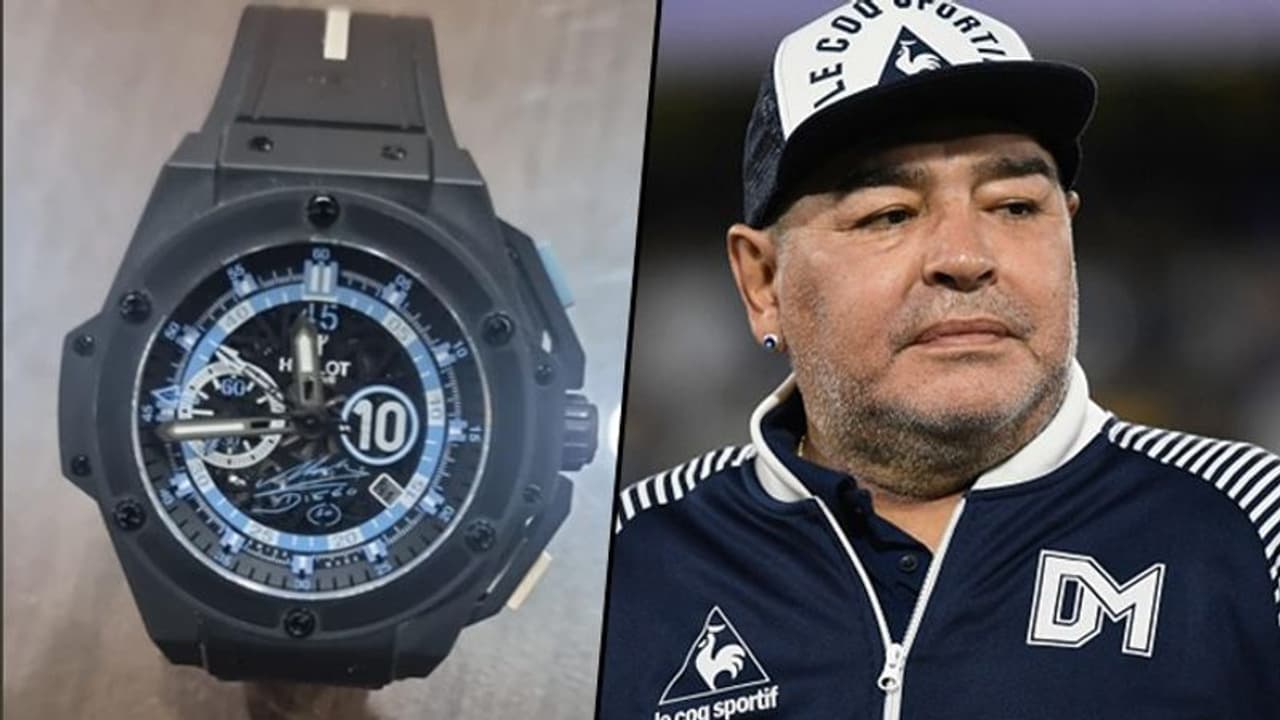 Diego Maradona's stolen watch worth Rs 20 lakh recovered in Assam; one held