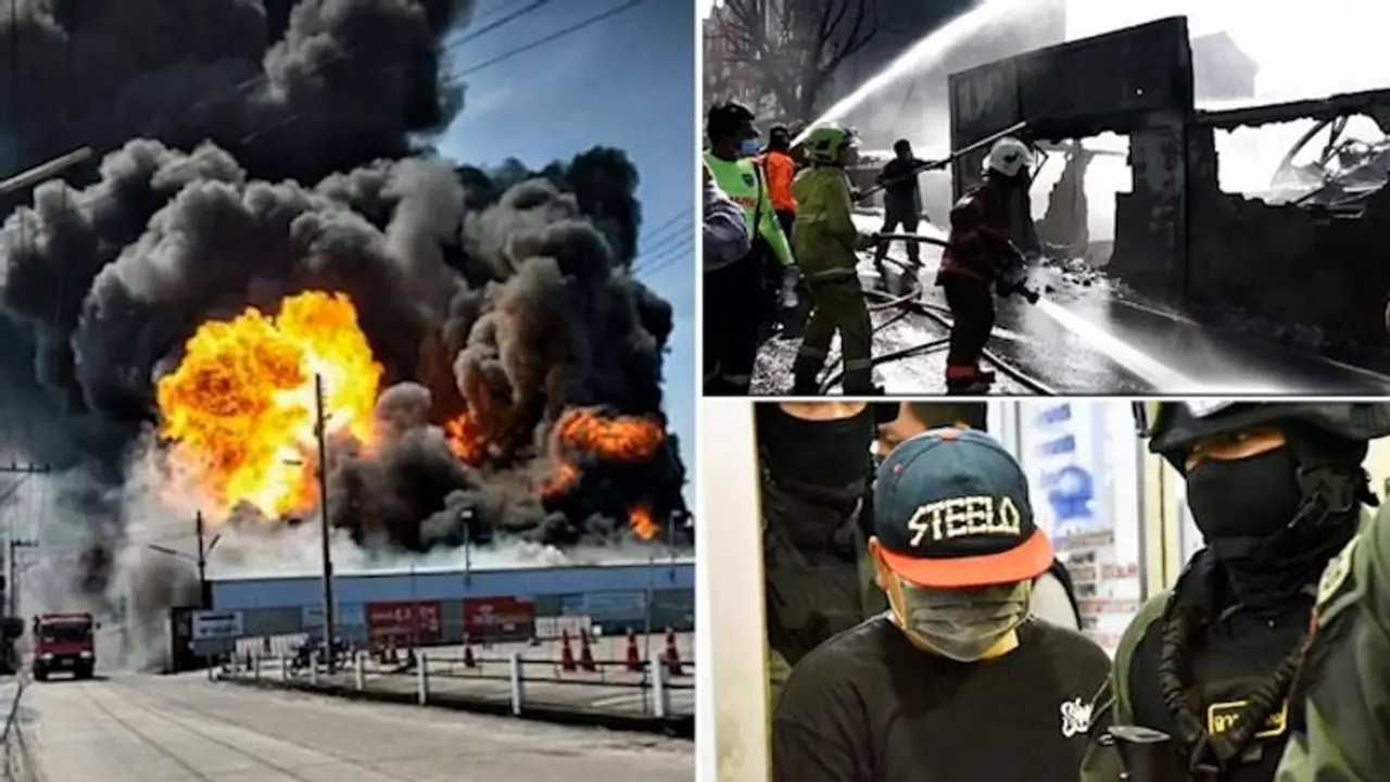 Thailand: Upset employee blows up oil warehouse because she was 'angry' with her boss Thailand: Upset employee blows up oil warehouse because she was 'angry' with her boss