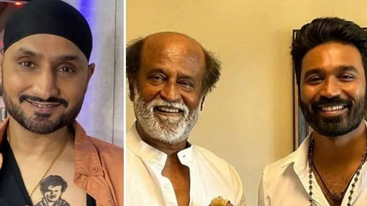 Rajinikanth birthday: Dhanush, Kalaiyarasan wish him; Harbhajan Singh gets his photo tattooed