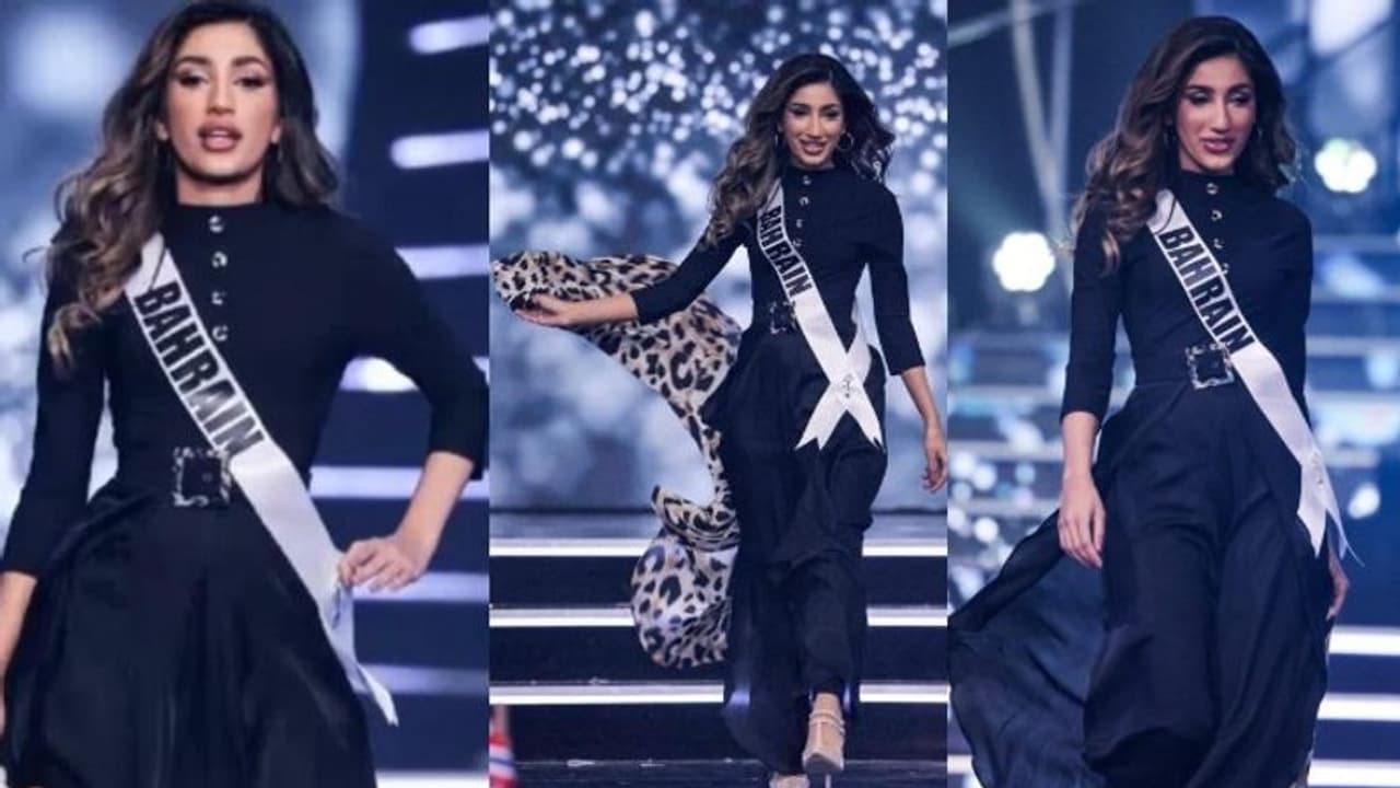 Miss Universe : ബിക്കിനിക്ക് പകരം ശരീരം മുഴുവൻ മറച്ചെത്തി ബഹ്റൈൻ സുന്ദരി; പ്രശംസിച്ച് സോഷ്യൽ മീഡിയ