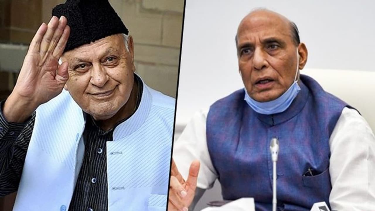 'Historical mistake': NC chief Farooq Abdullah agrees with Rajnath Singh's remark on partition 'Historical mistake': NC chief Farooq Abdullah agrees with Rajnath Singh's remark on partition