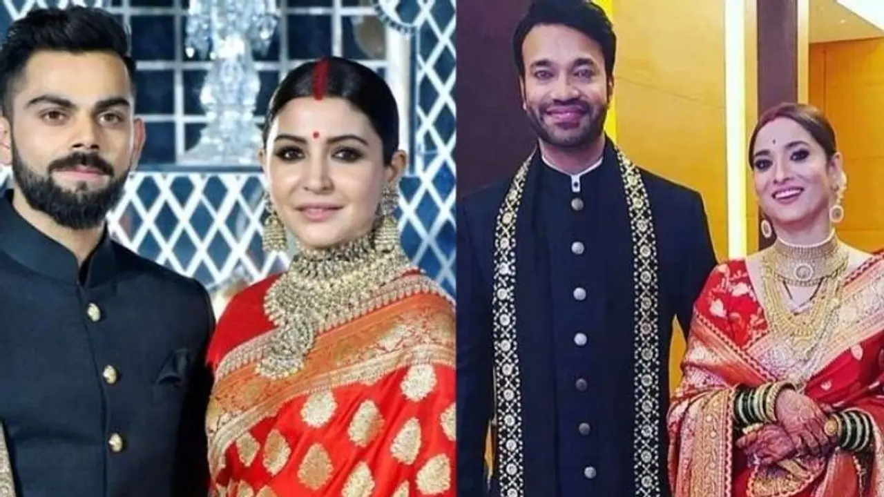 Ankita Lokhande Vicky Jain's wedding reception: Did actress copy Anushka Sharma's fashion sense?