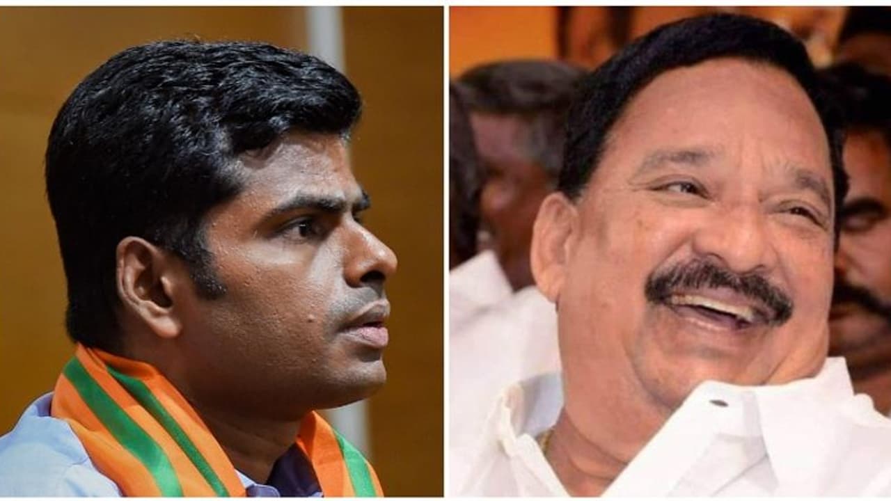 Annamalai : அவன் ஒரு தலைவரு.. அந்த தைரியத்தில் பேசுறான்.. அண்ணாமலையை ஒருமையில் திட்டித் தீர்த்த அமைச்சர்! Annamalai : அவன் ஒரு தலைவரு.. அந்த தைரியத்தில் பேசுறான்.. அண்ணாமலையை ஒருமையில் திட்டித் தீர்த்த அமைச்சர்!