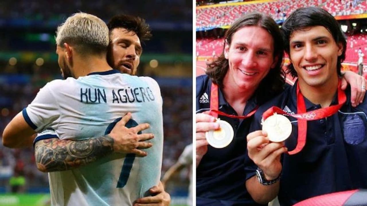 Sergio Aguero : 'എനിക്ക് വേദനിക്കുന്നുണ്ട്'; അഗ്യൂറോ ബൂട്ടഴിച്ചതിന് പിന്നാലെ വികാരാധീനനായി ലിയോണല് മെസി Sergio Aguero : 'എനിക്ക് വേദനിക്കുന്നുണ്ട്'; അഗ്യൂറോ ബൂട്ടഴിച്ചതിന് പിന്നാലെ വികാരാധീനനായി ലിയോണല് മെസി