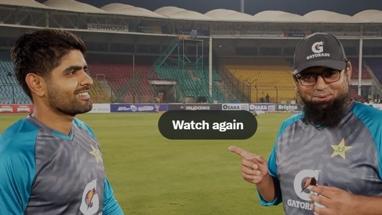 Pakistan vs West Indies : സഖ്ലൈനിന്റെ വെല്ലുവിളി; തോല്വി സമ്മതിച്ച് ബാബര്, അത്താഴവിരുന്നൊരുക്കണം വീഡിയോ Pakistan vs West Indies : സഖ്ലൈനിന്റെ വെല്ലുവിളി; തോല്വി സമ്മതിച്ച് ബാബര്, അത്താഴവിരുന്നൊരുക്കണം വീഡിയോ