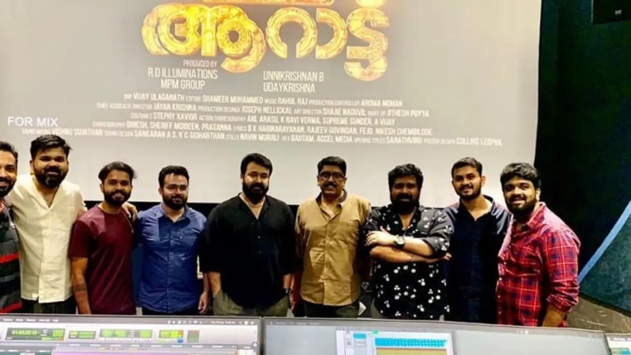 Aaraattu update : 'ആറാട്ട്' ഡബ്ബിംഗ് പൂര്‍ത്തിയാക്കി മോഹന്‍ലാല്‍; ട്രെയ്‍ലര്‍ ഉടന്‍