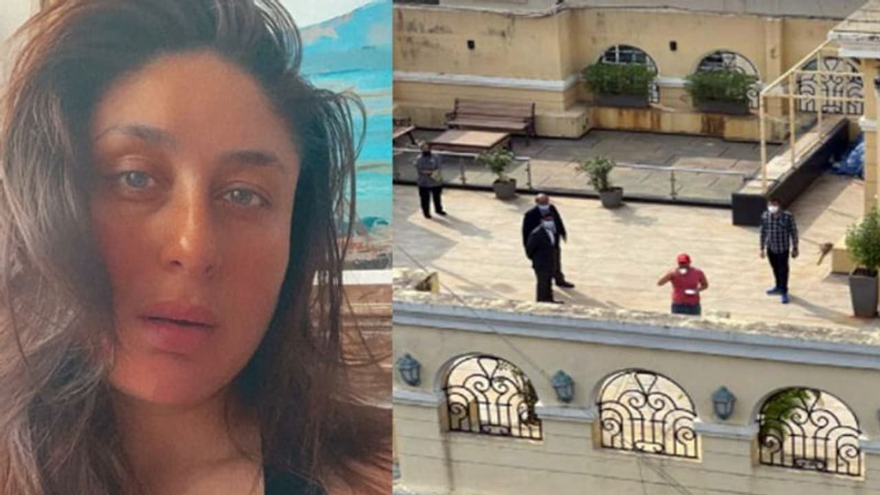 कोरोना पीड़ित Kareena Kapoor का इस तरह दीदार कर रहे पति, पत्नी से दूर रह ऐसा हुआ Saif Ali Khan का हाल