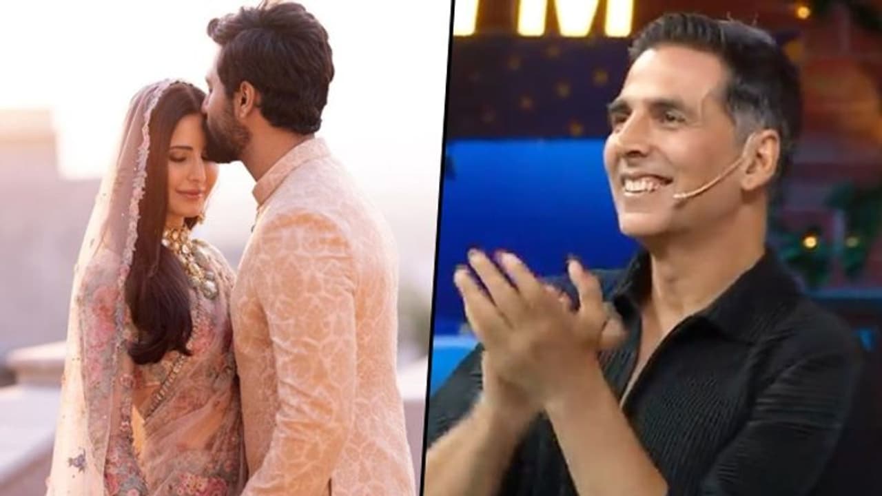 Akshay Kumar makes fun of Vicky Kaushal Katrina Kaif's wedding on The Kapil Sharma Show [Video]