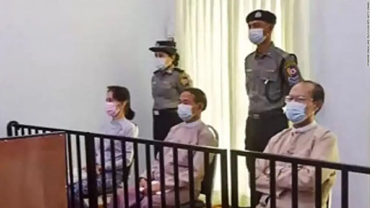 Myanmar's ousted leader Aung San Suu Kyi sentenced to 7 more years in jail on corruption charges in Myanmar