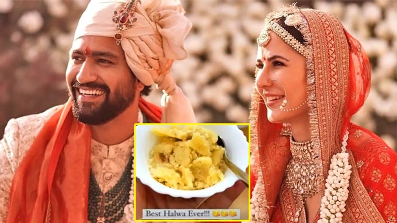 नई नवेली दुल्हन Katrina Kaif के हाथों से बना हलवा खाके पति Vicky Kaushal ने कही ये बात, खुद ही पढ़ लीजिए नई नवेली दुल्हन Katrina Kaif के हाथों से बना हलवा खाके पति Vicky Kaushal ने कही ये बात, खुद ही पढ़ लीजिए