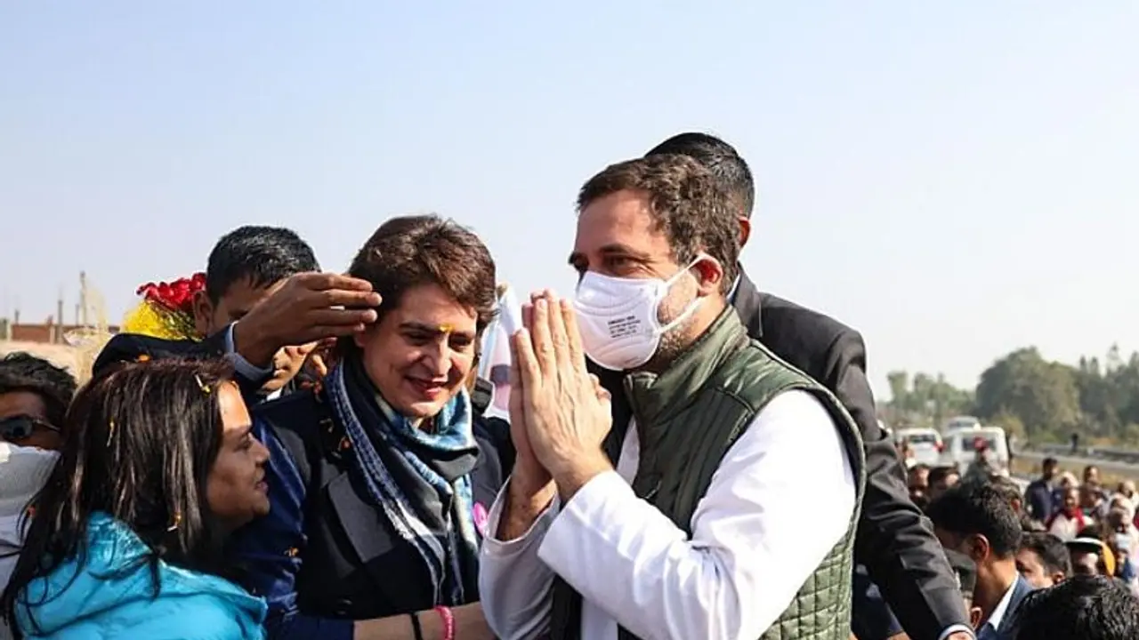 UP Election 2022: Congress party's mega Amethi push, 10,000 cadre join Rahul Priyanka's 'Pratigya Padyatra'
