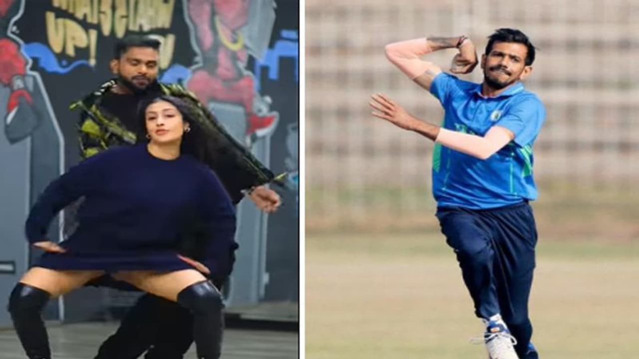 विजय हजारे ट्रॉफी में धमाल मचा रहे Yuzvendra Chahal, तो वाइफ Dhanashree Verma ने इस शख्स संग किया धांसू डांस विजय हजारे ट्रॉफी में धमाल मचा रहे Yuzvendra Chahal, तो वाइफ Dhanashree Verma ने इस शख्स संग किया धांसू डांस