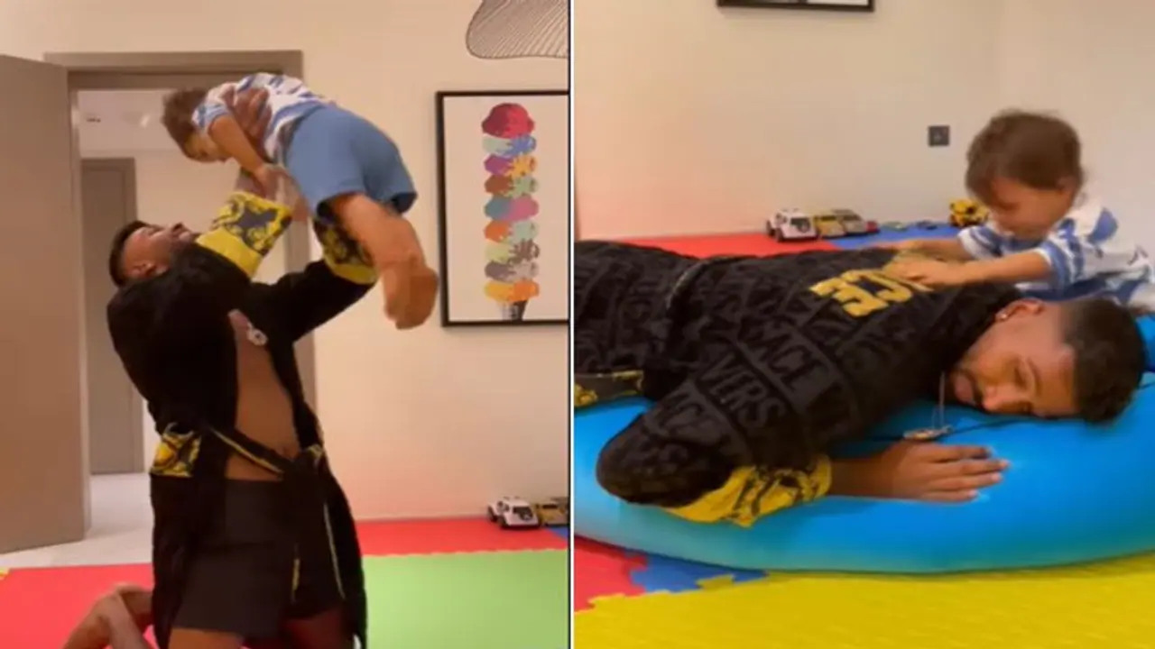 बेटे संग इस तरह खेलते नजर आए Hardik Pandya, वीडियो शेयर कर लिखी प्यारी सी बात, मॉम नताशा ने दिया ऐसा रिएक्शन बेटे संग इस तरह खेलते नजर आए Hardik Pandya, वीडियो शेयर कर लिखी प्यारी सी बात, मॉम नताशा ने दिया ऐसा रिएक्शन