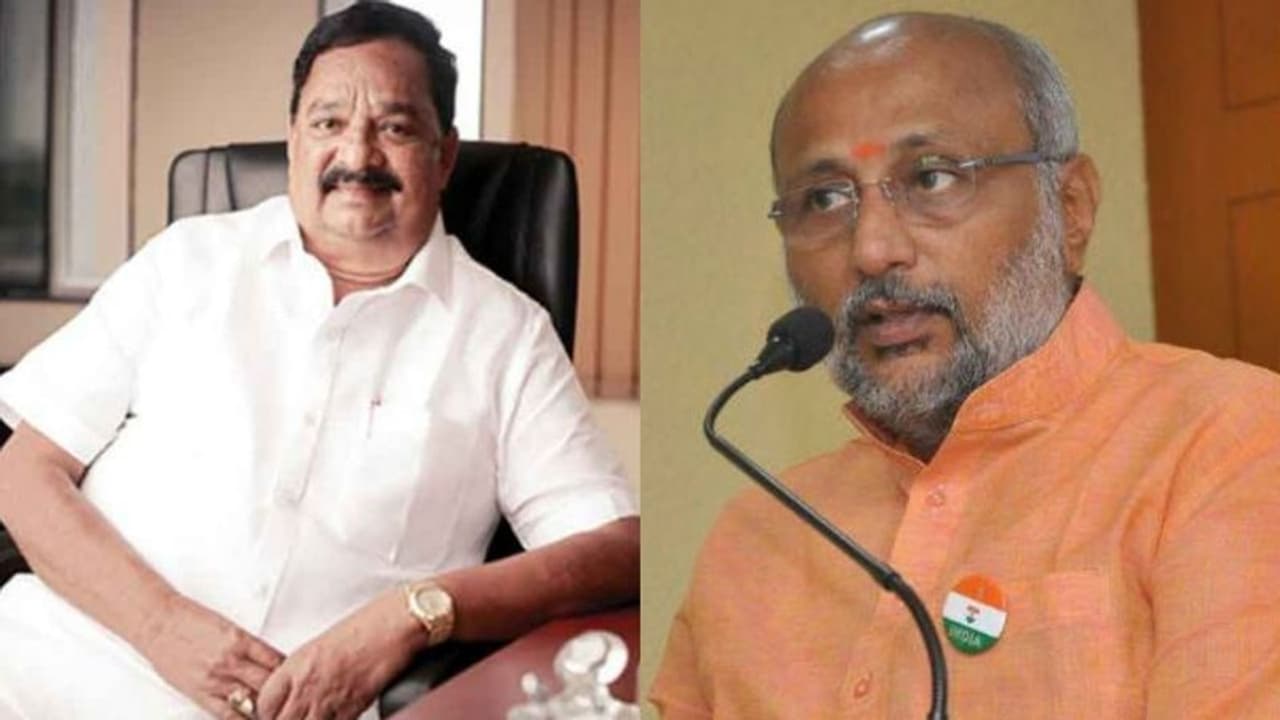 எங்களுக்கும் பேச தெரியும்.. ஆனா பேசமாட்டோம்.. அமைச்சர் காந்தியை விமர்சித்த சி.பி.ராதாகிருஷ்ணன் எங்களுக்கும் பேச தெரியும்.. ஆனா பேசமாட்டோம்.. அமைச்சர் காந்தியை விமர்சித்த சி.பி.ராதாகிருஷ்ணன்