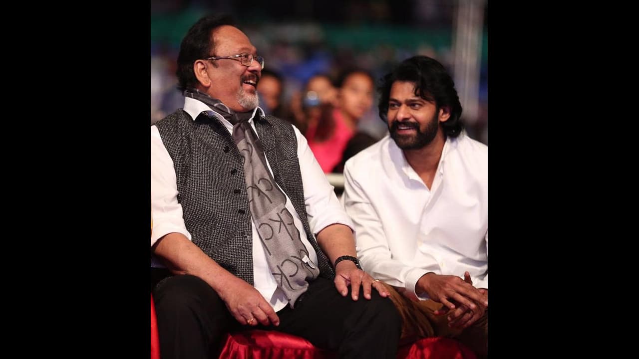 Prabhas reveals first look of Krishnam Raju in Radhe Shyam; see pic of the ‘rebel star’ here
