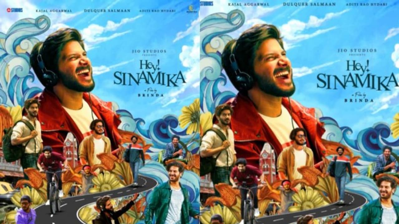 Hey Sinamika : പല ഭാവങ്ങളില്‍ ദുല്‍ഖര്‍, 'ഹേയ് സിനാമിക'യുടെ റിലീസ് പ്രഖ്യാപിച്ച് ഫസ്റ്റ് ലുക്ക്