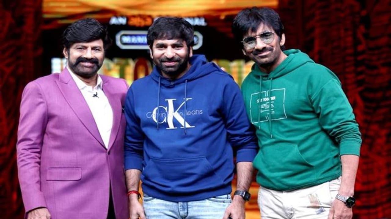 Balayya with Raviteja: రవితేజనేకాదు.. తాను కూడా అమ్మాయిలకు లైన్‌ వేసేవాడినంటూ బాలయ్య షాకింగ్‌ కామెంట్‌