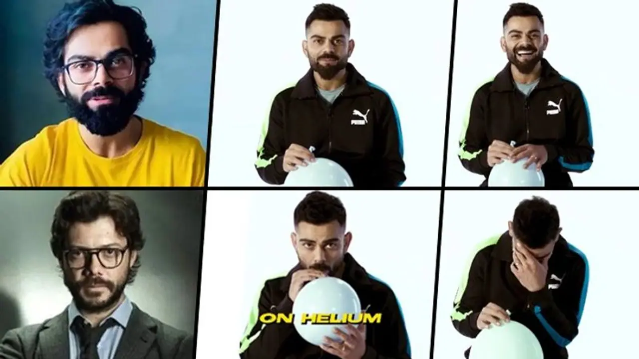 Was Virat Kohli part of Money Heist? Watch Cheeku's cheeky response in helium inhaled voice Was Virat Kohli part of Money Heist? Watch Cheeku's cheeky response in helium inhaled voice