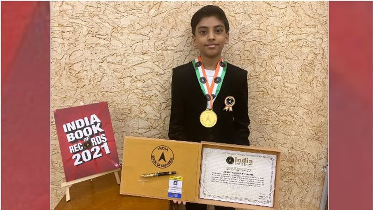 India Book Of Records : ഇന്ത്യാ ബുക്ക് ഓഫ് റെക്കോര്ഡ്സ് നിറവില് പ്രവാസി മലയാളി ബാലന് India Book Of Records : ഇന്ത്യാ ബുക്ക് ഓഫ് റെക്കോര്ഡ്സ് നിറവില് പ്രവാസി മലയാളി ബാലന്