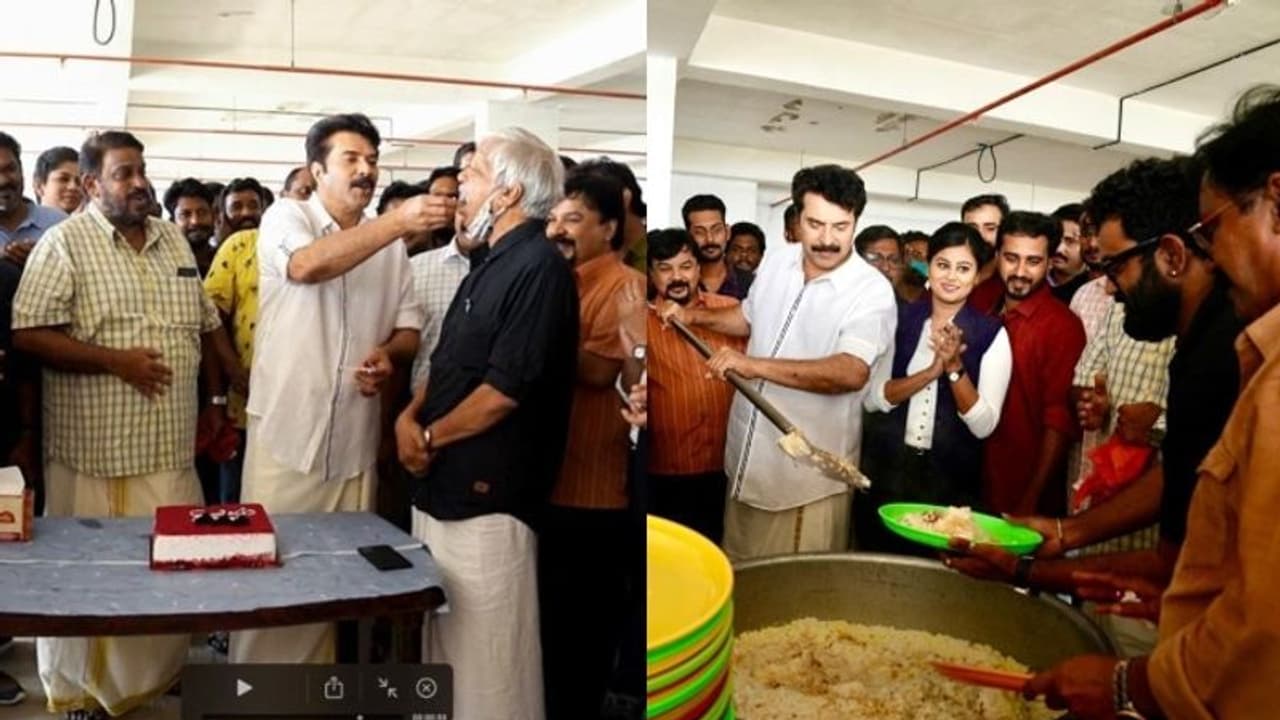 കേക്ക് മുറിച്ച്, ബിരിയാണി വിളമ്പി 'സേതുരാമയ്യര്'; 'സിബിഐ' സെറ്റിലെ ക്രിസ്മസ് ആഘോഷം കേക്ക് മുറിച്ച്, ബിരിയാണി വിളമ്പി 'സേതുരാമയ്യര്'; 'സിബിഐ' സെറ്റിലെ ക്രിസ്മസ് ആഘോഷം