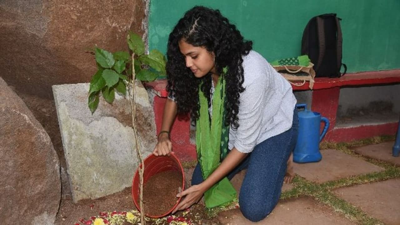 గ్రీన్ ఇండియా ఛాలెంజ్ కంప్లీట్ చేసిన జాతిరత్నాలు బ్యూటీ.. గ్రీన్ ఇండియా ఛాలెంజ్ కంప్లీట్ చేసిన జాతిరత్నాలు బ్యూటీ..