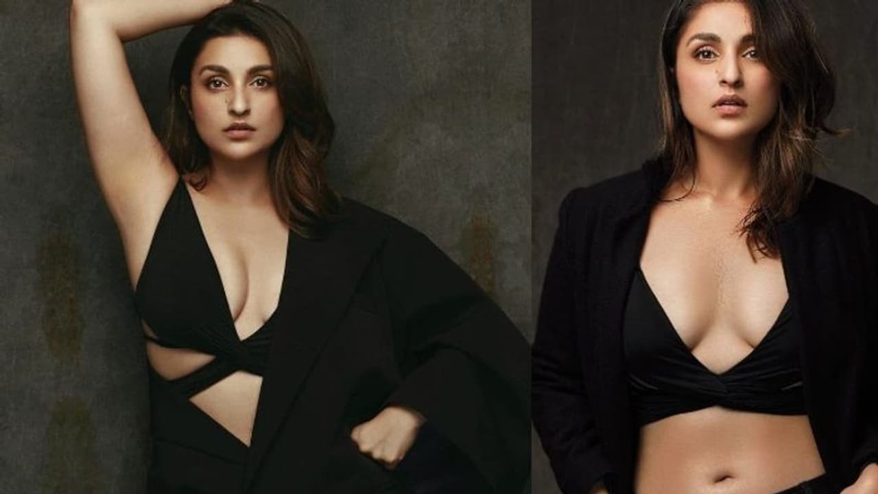 Parineeti Chopra : ബ്ലാക്കില്‍ ഹോട്ട് ലുക്കില്‍ പരിണീതി ചോപ്ര; ചിത്രങ്ങള്‍