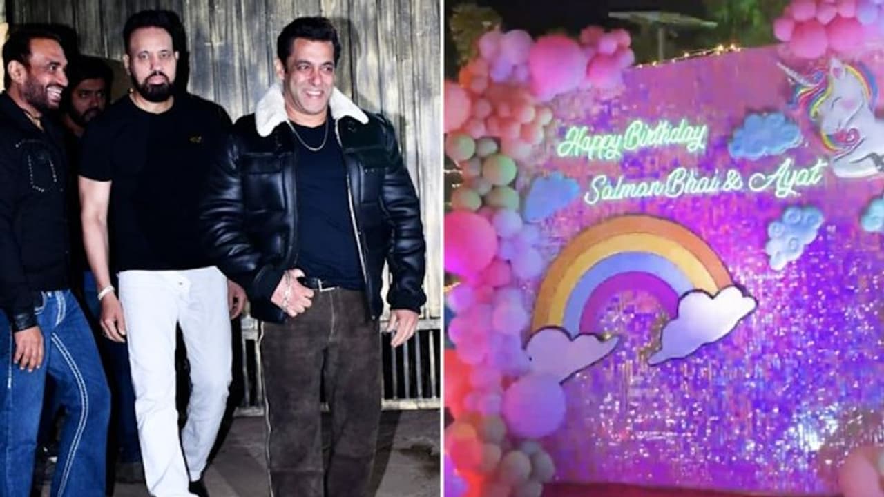 Salman Khan's 56th birthday bash: Insides pictures and videos of actor cutting cake and more