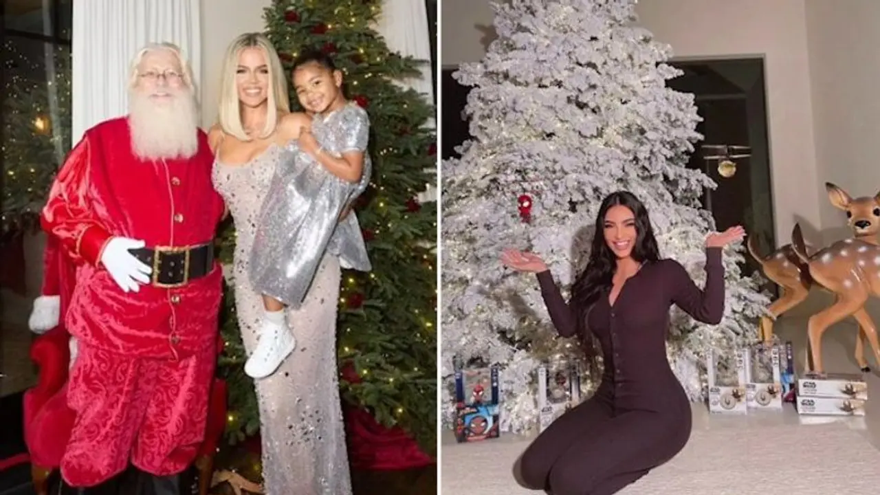 Did Kim Kardashian celebrate Christmas with Pete Davidson? See pictures and videos