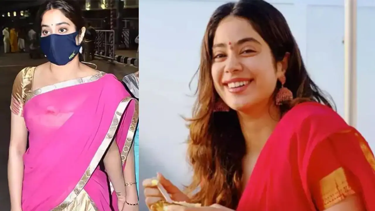 Sridevi की बेटी Janhvi Kapoor ने तिरुपति में किए भगवान वेंकटेश्वर के दर्शन, गुलाबी साड़ी में दिखी एक्ट्रेस Sridevi की बेटी Janhvi Kapoor ने तिरुपति में किए भगवान वेंकटेश्वर के दर्शन, गुलाबी साड़ी में दिखी एक्ट्रेस