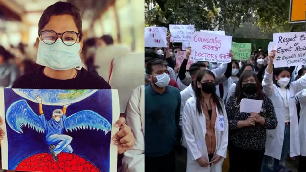 NEET PG काउंसिलिंग का मुद्दा: दिल्ली पुलिस के एक्शन से डॉक्टर गुस्से में; कल देशभर में हड़ताल