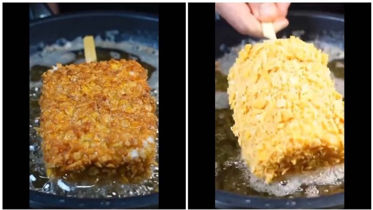 Fried Cheese For Breakfast : ഫ്രെെഡ് ചീസ് തയ്യാറാക്കുന്ന യുവാവ്; ഇത് കഴിച്ചാൽ രോഗിയാകുമെന്ന് കമന്റുകൾ Fried Cheese For Breakfast : ഫ്രെെഡ് ചീസ് തയ്യാറാക്കുന്ന യുവാവ്; ഇത് കഴിച്ചാൽ രോഗിയാകുമെന്ന് കമന്റുകൾ