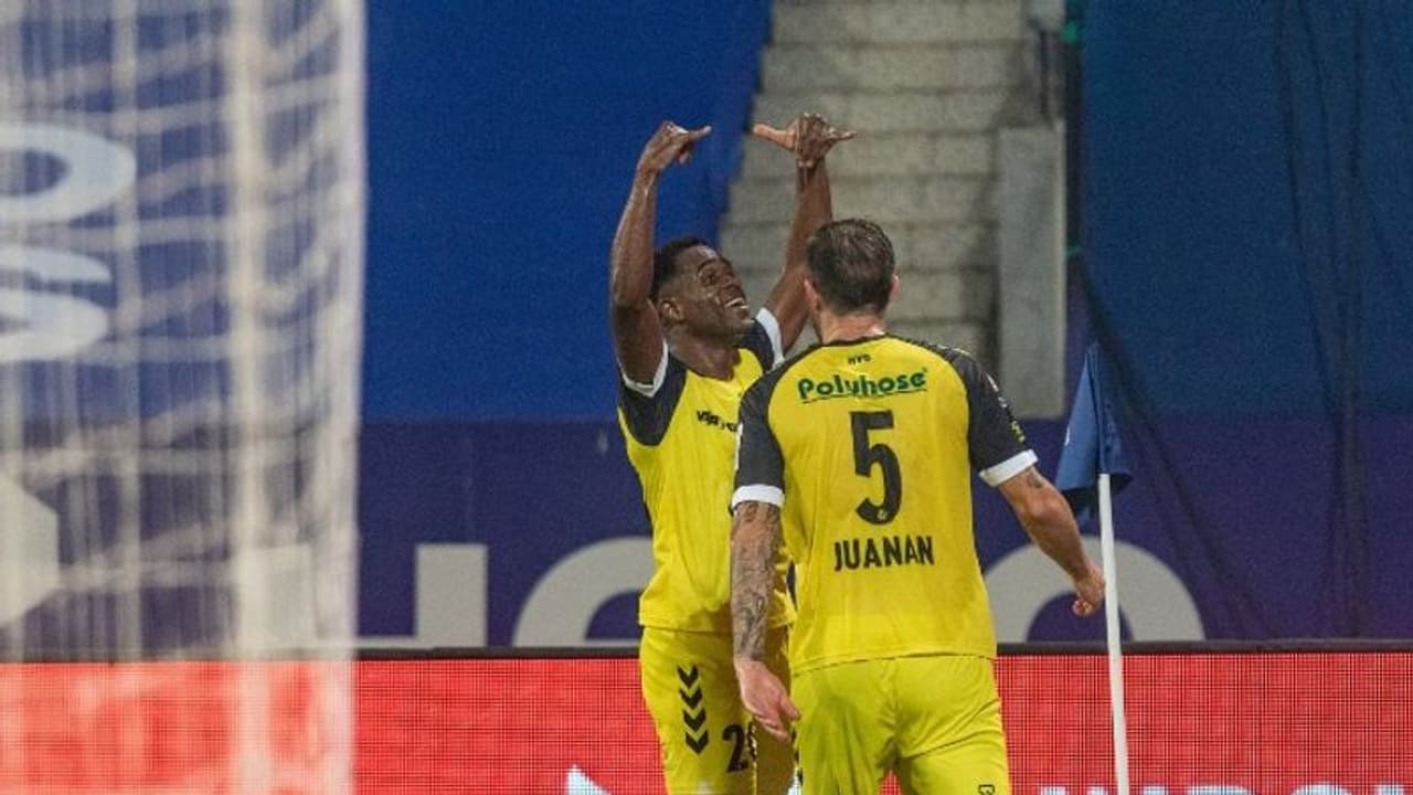 ISL 2021 2022: ഒഗ്ബെച്ചെയുടെ ഗോള്‍വര്‍ഷത്തില്‍ ഒഡീഷയെ വീഴ്ത്തി ഹൈദരാബാദ് രണ്ടാമത്