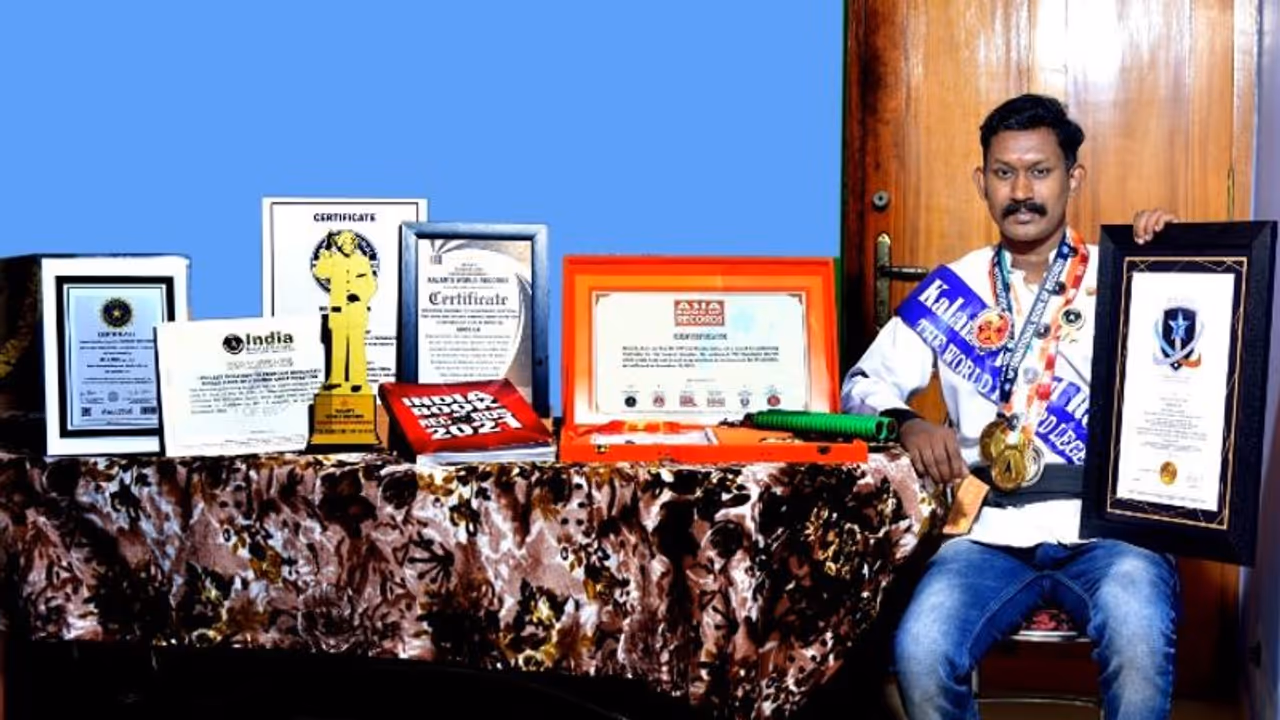 Record in Nunchaku Rotation : നെഞ്ചക്ക് അതിവേഗം കറക്കി അരൂജ് സ്വന്തമാക്കിയത് ഇന്ത്യ ബുക്ക് ഓഫ് റെക്കോർഡ്