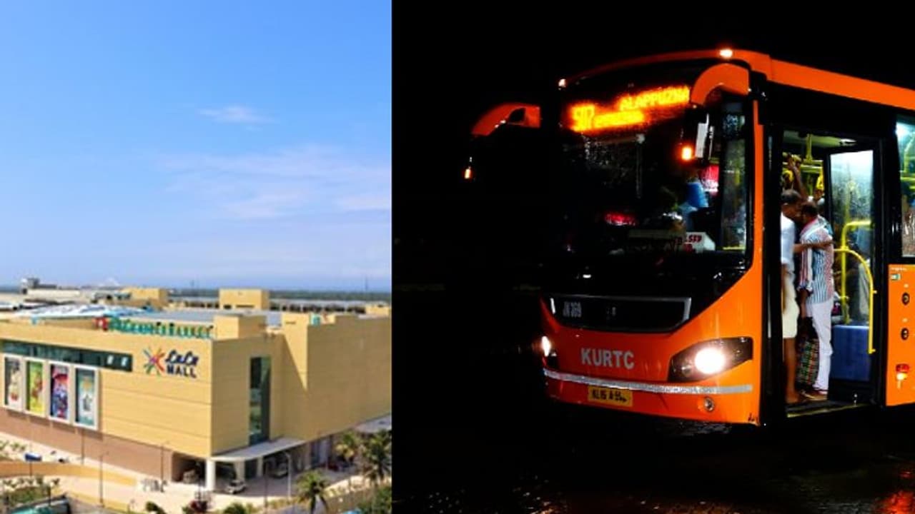 ലുലു മാളിലേക്ക് എ.സി ലോഫ്ലോര് സര്വീസ് ആരംഭിച്ച് കെഎസ്ആര്ടിസി ലുലു മാളിലേക്ക് എ.സി ലോഫ്ലോര് സര്വീസ് ആരംഭിച്ച് കെഎസ്ആര്ടിസി