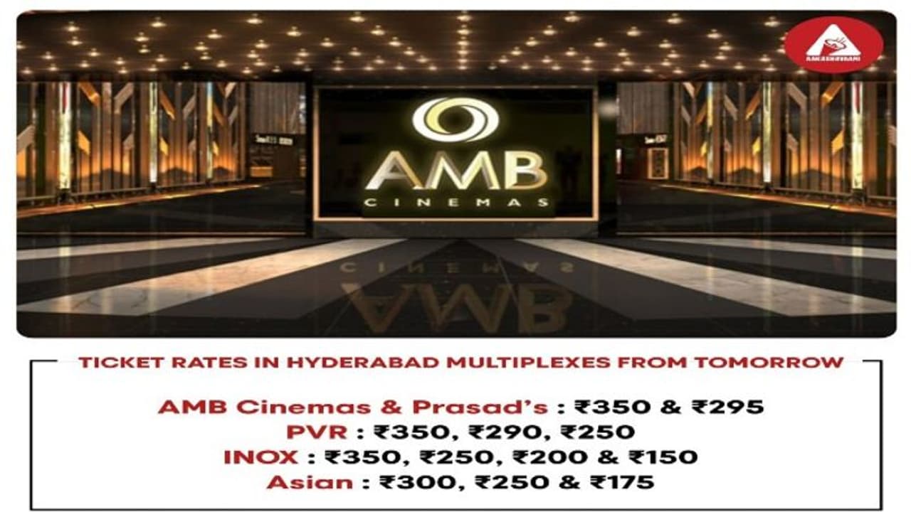 Hyderabad Multiplex: మల్టీ ప్లెక్స్ థియేటర్స్ లో టికెట్ రేట్లలో మార్పు...ఎంత పెంచారో తెలుసా..?