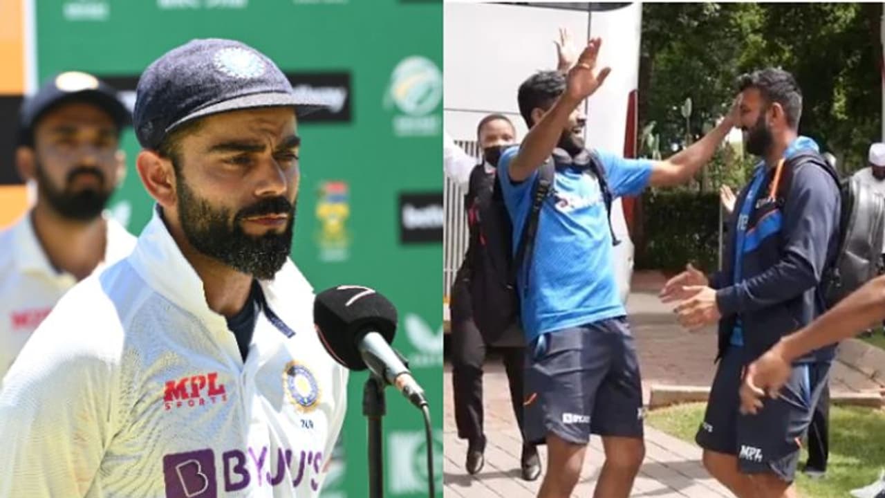 SA vs IND : പൂജാര വരെ ഒരേ ഡാന്‍സ്! സെഞ്ചൂറിയനിലെ ചരിത്ര ജയം ആഘോഷിച്ച് ടീം ഇന്ത്യ വീഡിയോ