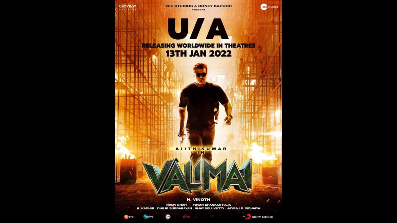 Valimai update : வாவ்..வலிமையிலிருந்தும் வெளியான அப்டேட்..அஜித் படத்திற்கு சென்சார் போர்டின் ரிசல்ட் என்ன? Valimai update : வாவ்..வலிமையிலிருந்தும் வெளியான அப்டேட்..அஜித் படத்திற்கு சென்சார் போர்டின் ரிசல்ட் என்ன?