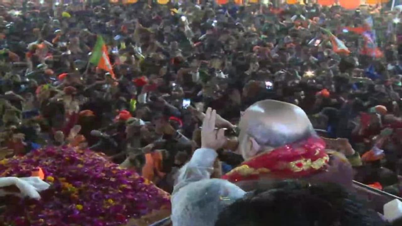 अयोध्या में श्रीराम का मंदिर बन रहा है अखिलेश बाबू, रोक सको तो रोक लो: अमित शाह अयोध्या में श्रीराम का मंदिर बन रहा है अखिलेश बाबू, रोक सको तो रोक लो: अमित शाह