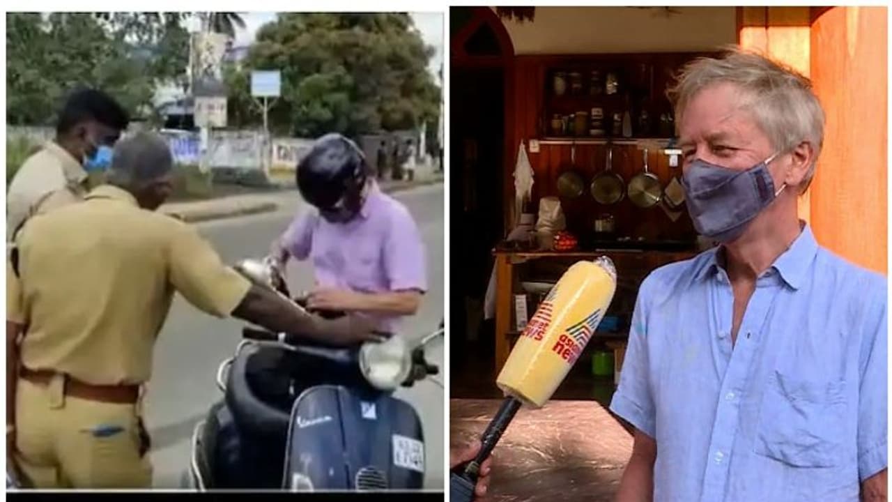 Kerala Police stop Swedish national : മദ്യവുമായെത്തിയ വിദേശിയെ തടഞ്ഞ സംഭവം; ഗ്രേഡ് എസ്ഐക്ക് സസ്പെൻഷൻ