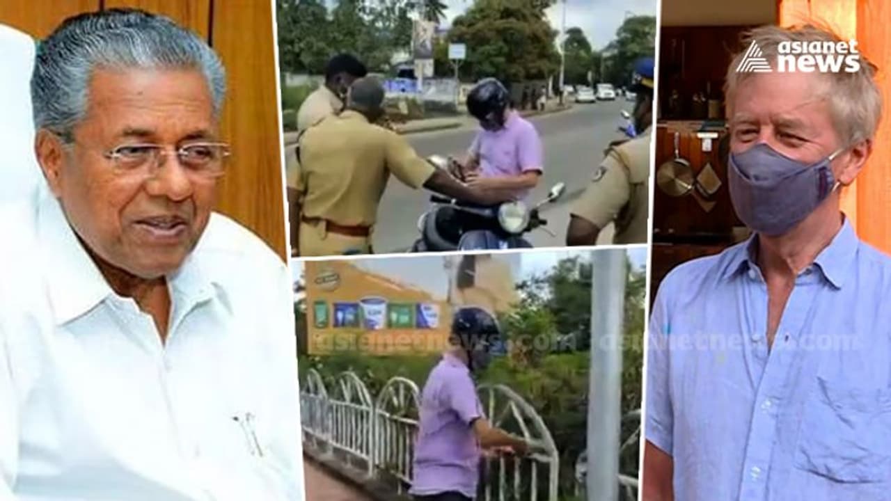 Kovalam Tourist Insult : വിദേശിയെ അവഹേളിച്ചിട്ടില്ലെന്ന് സസ്പെൻഷനിലായ ഗ്രേഡ് എസ്ഐ; മുഖ്യമന്ത്രിക്ക് പരാതി നൽകി Kovalam Tourist Insult : വിദേശിയെ അവഹേളിച്ചിട്ടില്ലെന്ന് സസ്പെൻഷനിലായ ഗ്രേഡ് എസ്ഐ; മുഖ്യമന്ത്രിക്ക് പരാതി നൽകി