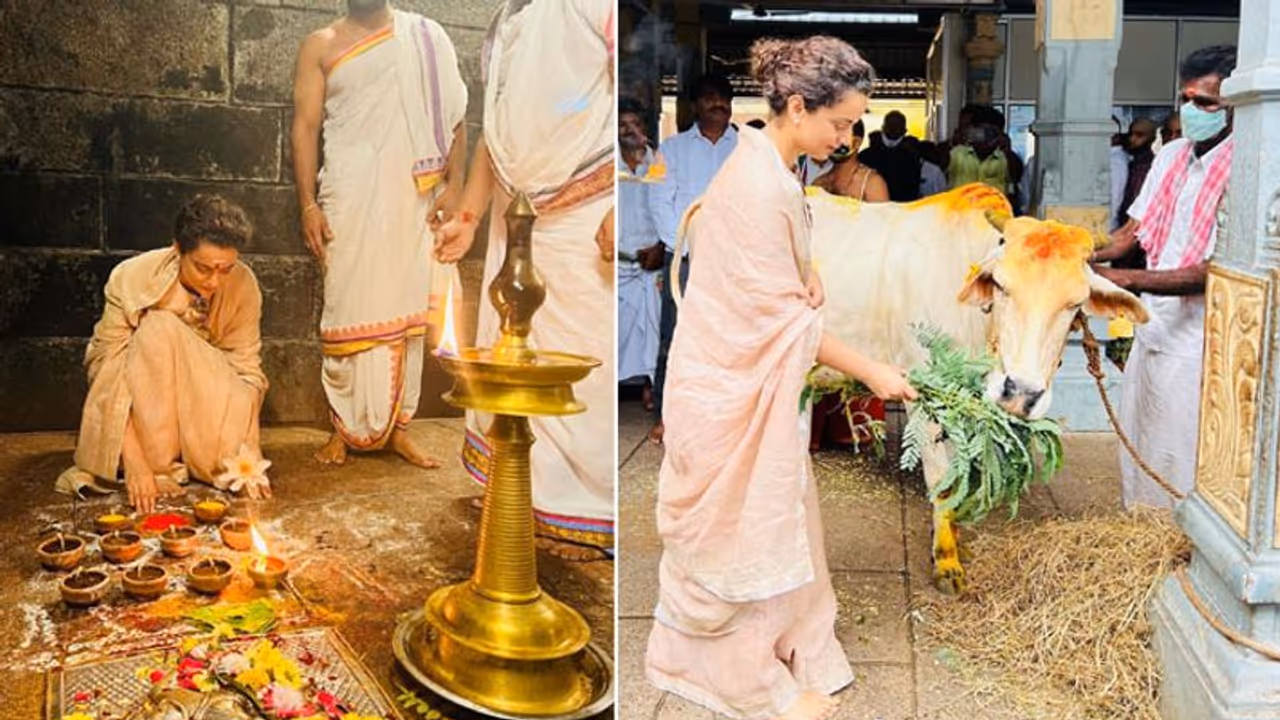 नए साल में खुद पर नहीं लगे कोई भी इल्जाम, इसलिए Kangana Ranaut ने की राहु केतु मंदिर में पूजा नए साल में खुद पर नहीं लगे कोई भी इल्जाम, इसलिए Kangana Ranaut ने की राहु केतु मंदिर में पूजा
