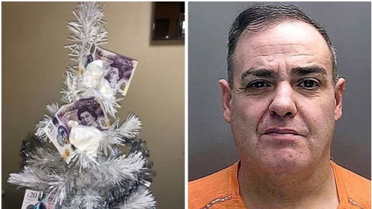 Christmas Tree With Cocaine : മയക്കുമരുന്ന് പാക്കറ്റുകൾകൊണ്ട് ക്രിസ്മസ് ട്രീ അലങ്കരിച്ചു, ഡ്രഗ് ഡീലർ പിടിയിൽ