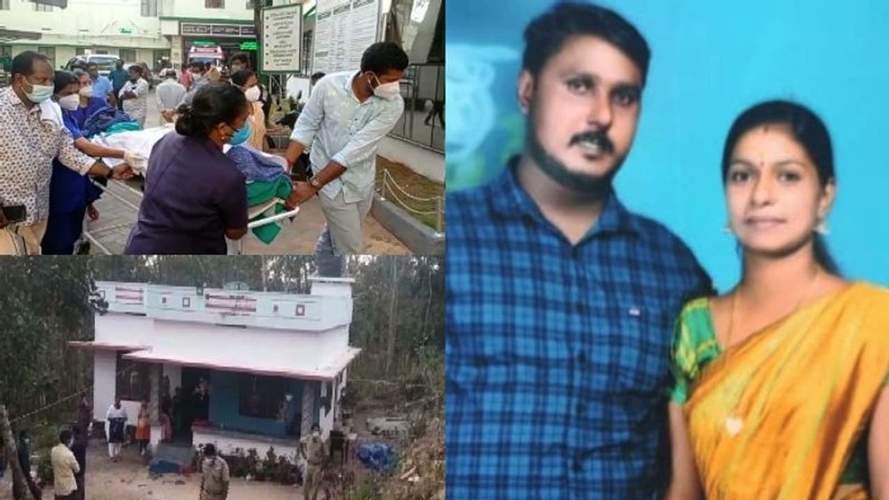 കൊല്ലത്ത് ഏഴ് വയസുകാരനായ മകന്റെ മുന്നിലിട്ട് ഭാര്യയെ ഭർത്താവ് വെട്ടിക്കൊന്നു കൊല്ലത്ത് ഏഴ് വയസുകാരനായ മകന്റെ മുന്നിലിട്ട് ഭാര്യയെ ഭർത്താവ് വെട്ടിക്കൊന്നു