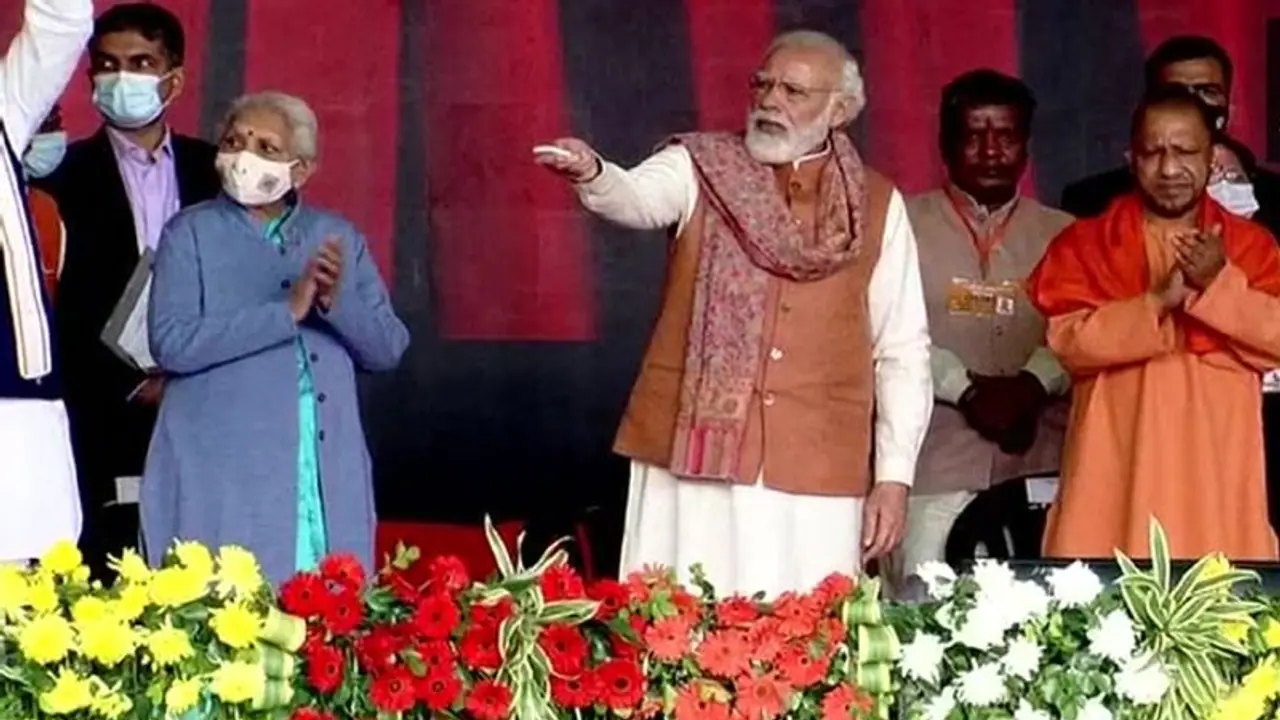 PM Modi lays foundation stone of Major Dhyan Chand Sports University ahead of UP Election 2022