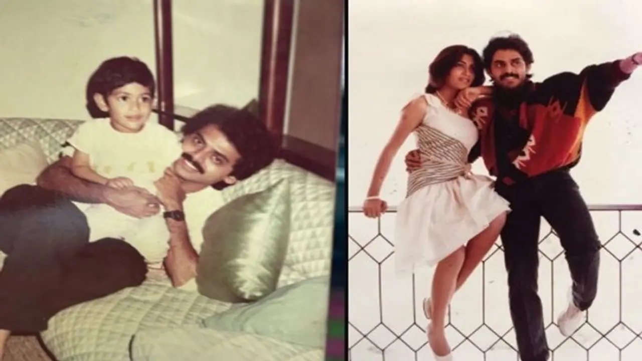 బాబాయ్ ఒడిలో పాలబుగ్గల పసివాడు.. సీనియర్ హీరోయిన్ కి దొరికిన బ్యూటిఫుల్ పిక్